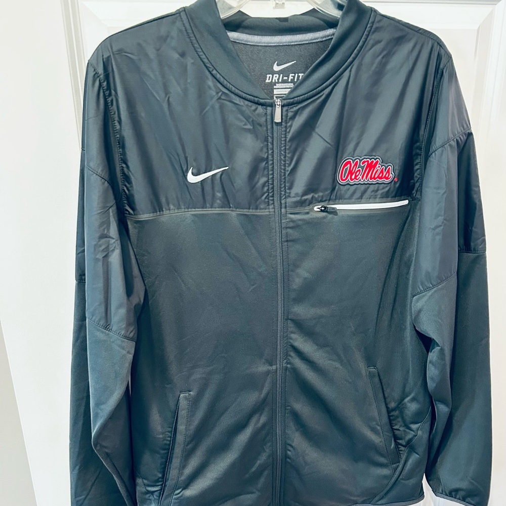 Nike Ole Miss Dri-FIT Black Jacket